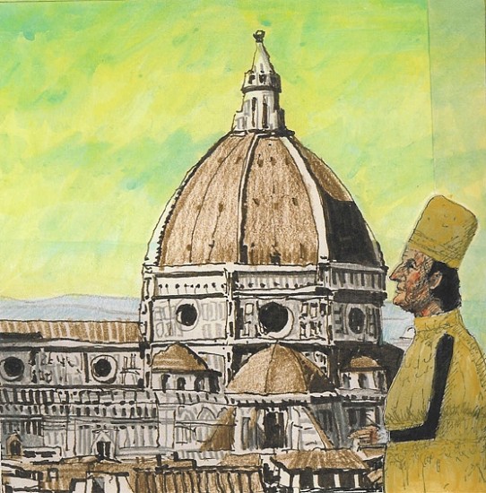 D. J. Lafon, BRUNELLESCHI
Watercolor & Ink, 6 x 4 1/2 in. (15.2 x 11.4 cm)
LAF0015
$375
Gallery staff will contact you 72 hours after purchase regarding any additional shipping costs.