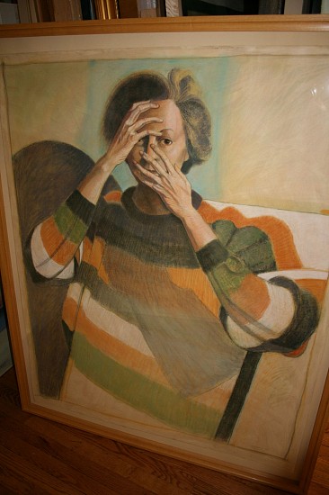 D. J. Lafon, WOMAN IN STRIPED SWEATER
Acrylic, 50 x 46 in. (127 x 116.8 cm)
LAF0653
$4,800
Gallery staff will contact you 72 hours after purchase regarding any additional shipping costs.