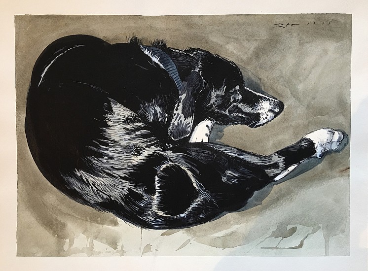 D. J. Lafon, UNTITLED (DOG SLEEPING), 1993
Watercolor on Paper, 15 x 20 in. (38.1 x 50.8 cm)
LAF1113
$750
Gallery staff will contact you 72 hours after purchase regarding any additional shipping costs.