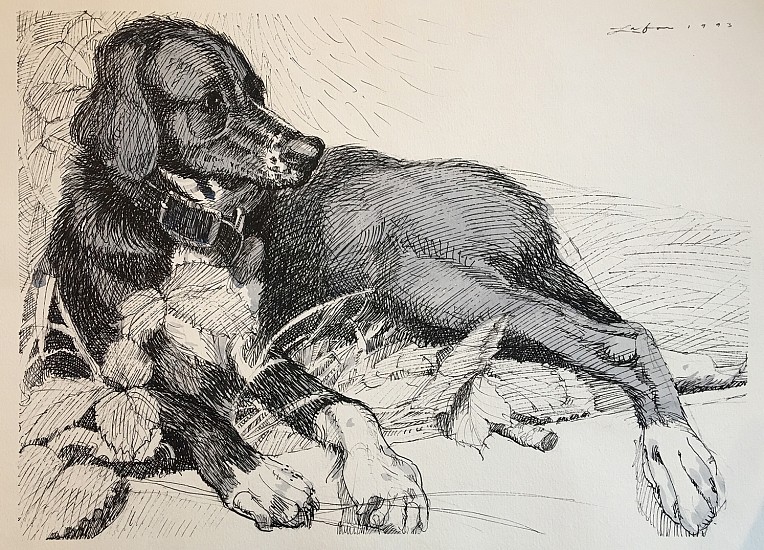 D. J. Lafon, UNTITLED (DOG)
Pen and Ink, 15 x 20 in. (38.1 x 50.8 cm)
LAF1114
$750
Gallery staff will contact you 72 hours after purchase regarding any additional shipping costs.