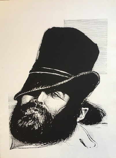 D. J. Lafon, UNTITLED (MAN IN HAT)
Ink on Paper, 30 x 22 in. (76.2 x 55.9 cm)
LAF1159
$750
Gallery staff will contact you 72 hours after purchase regarding any additional shipping costs.