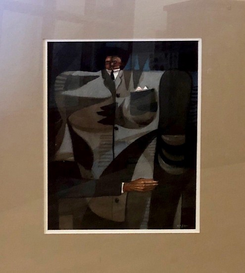 D. J. Lafon, THE CUBIST BUSINESSMAN
Watercolor on Paper, 20 x 22 in. (50.8 x 55.9 cm)
LAF2006
$2,800
Gallery staff will contact you 72 hours after purchase regarding any additional shipping costs.