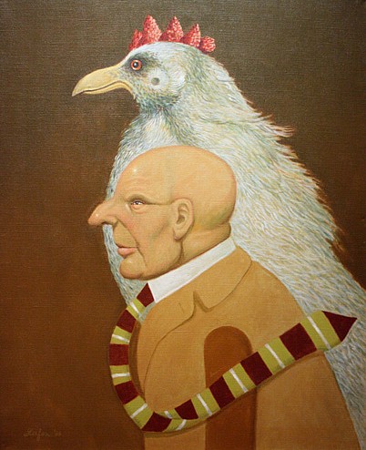 D. J. Lafon, BUSINESS MAN WITH ROOSTER
Oil, 30 x 24 in. (76.2 x 61 cm)
LAF0490
$4,200
Gallery staff will contact you 72 hours after purchase regarding any additional shipping costs.