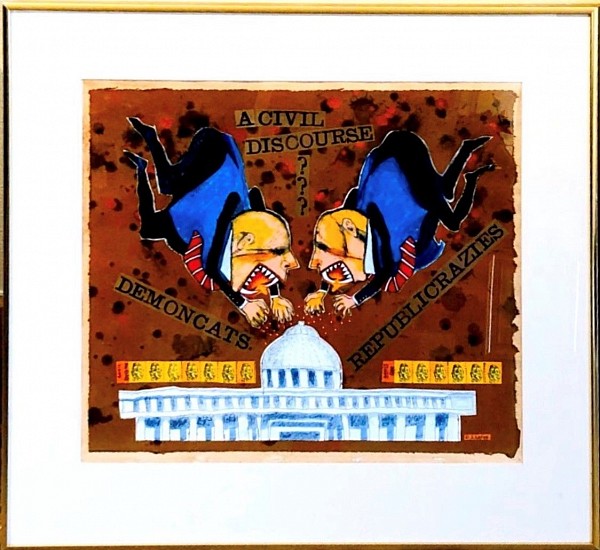 D. J. Lafon, STATE OF THE UNION
Collage and Watercolor, 24 1/4 x 24 1/4 in. (61.6 x 61.6 cm)
LAF2050
$2,200
Gallery staff will contact you 72 hours after purchase regarding any additional shipping costs.