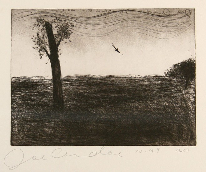 Joe Andoe, LANDSCAPE WITH BIRD AND TREE
Etching, 12 x 9 in. (30.5 x 22.9 cm)
AND018
Sold
