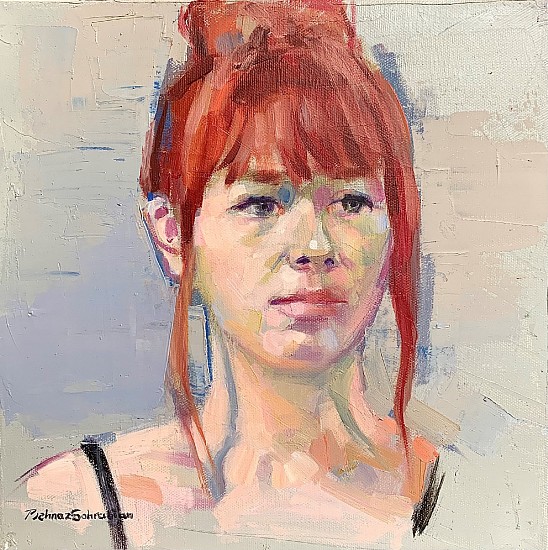 Behnaz Sohrabian, EMILY, 2020
Oil on Canvas, 12 x 12 in. (30.5 x 30.5 cm)
BEHNAZ406