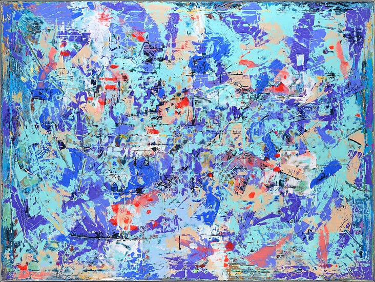 Mark Hennick, BADDHA KONASANA
Acrylic on Canvas, 36 x 48 in. (91.4 x 121.9 cm)
HEN005