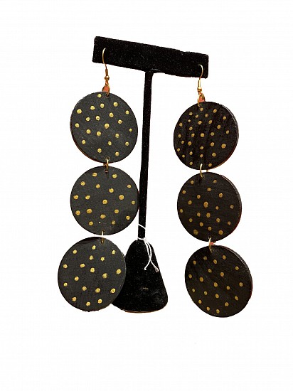 Stella Thomas Designs, STELLA 20 3 CIRCLE BLACK GOLD EARRINGS
Earrings
THOM336
$140
Gallery staff will contact you 72 hours after purchase regarding any additional shipping costs.