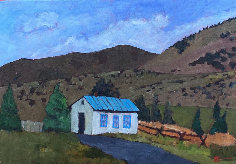 Jim Keffer, SCHOOLHOUSE IN THE MOUNTAINS
Acrylic on Canvas, 20 x 28 in. (50.8 x 71.1 cm)
KEF835
Sold