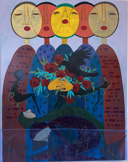 Denise Duong, The Message
acrylic, ink, pencil on canvas, 48 x 60 in. (121.9 x 152.4 cm)
0257
Sold