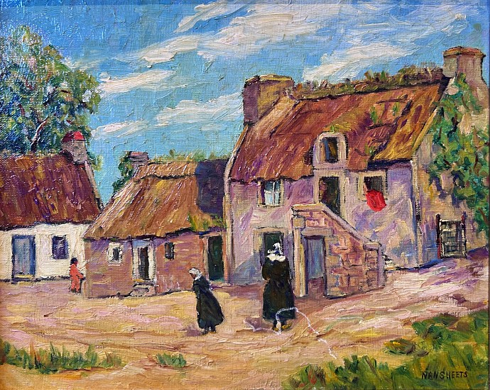 Nan Sheets, Village Scene
Oil on Canvas, 13 x 16 in. (33 x 40.6 cm)
NAN0010
$2,735
Gallery staff will contact you 72 hours after purchase regarding any additional shipping costs.