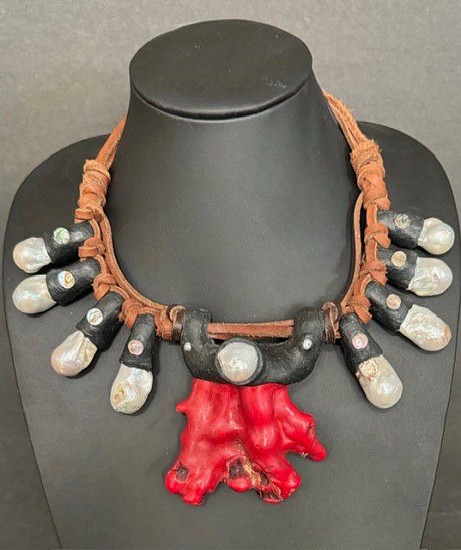 Stella Thomas Designs, Stella 3 - Red Coral with South Sea Baroque Pearls
Jewelry
0395
$1,500
Gallery staff will contact you 72 hours after purchase regarding any additional shipping costs.