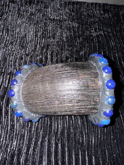 Stella Thomas Designs, Stella Cuff 2 - Bison Horn and Lapis
Jewelry
0403
$1,000
Gallery staff will contact you 72 hours after purchase regarding any additional shipping costs.