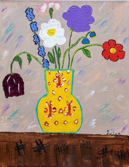 Helen Ford Wallace, Flower Bouquet Primitive
Acrylic on Canvas, 10 x 8 in. (25.4 x 20.3 cm)
WAL0022
$100
Gallery staff will contact you 72 hours after purchase regarding any additional shipping costs.
